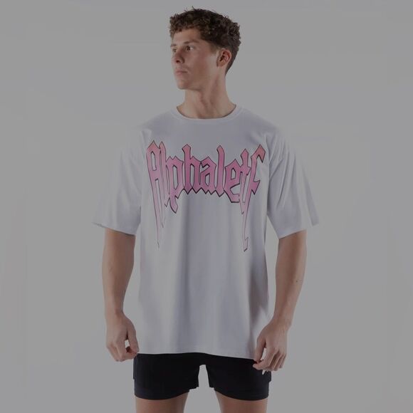 Grime Tee - Alphalete Men’s Short Sleeve Graphic Tee - Picture 1 of 5